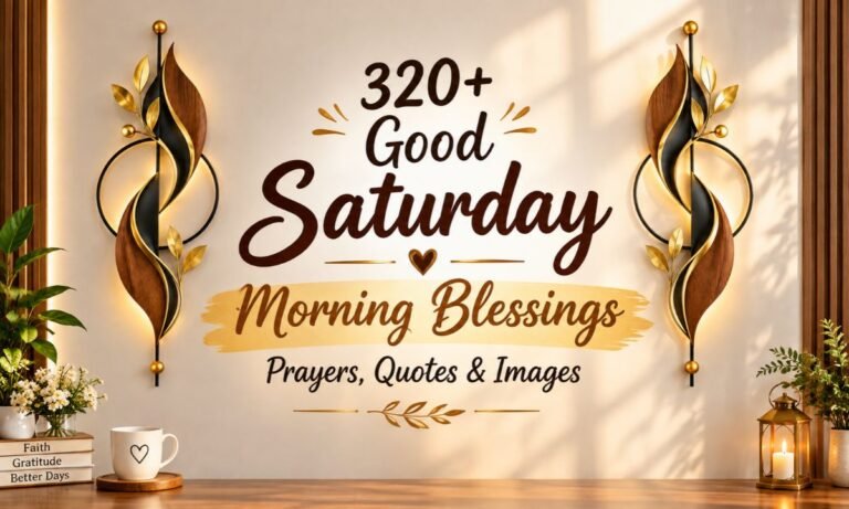 Saturday Morning Blessings