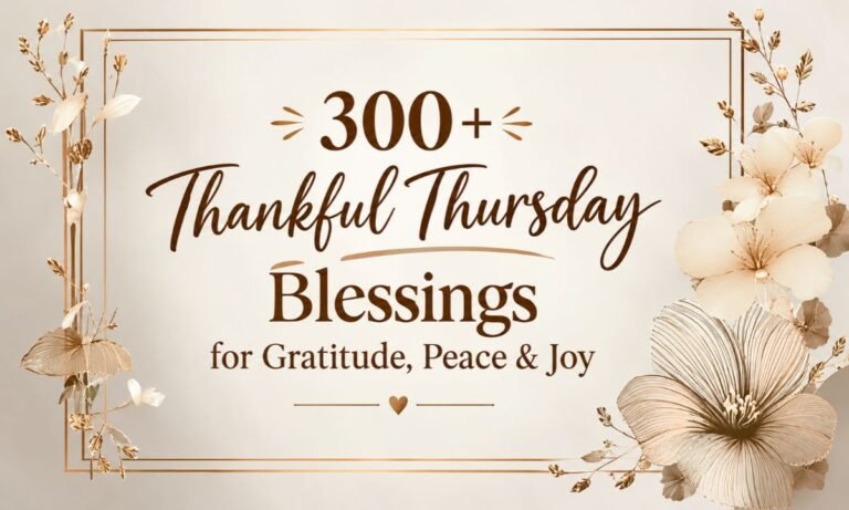 Thankful Thursday Blessings