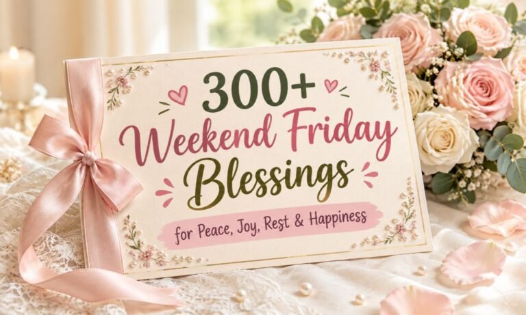 Weekend Friday Blessings